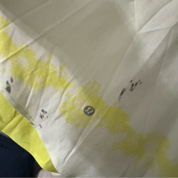 ❤️ SOLD Lululemon Court Crush Dress - Cross Court Wash Electric Lemon Size 8 - Picture 7 of 9